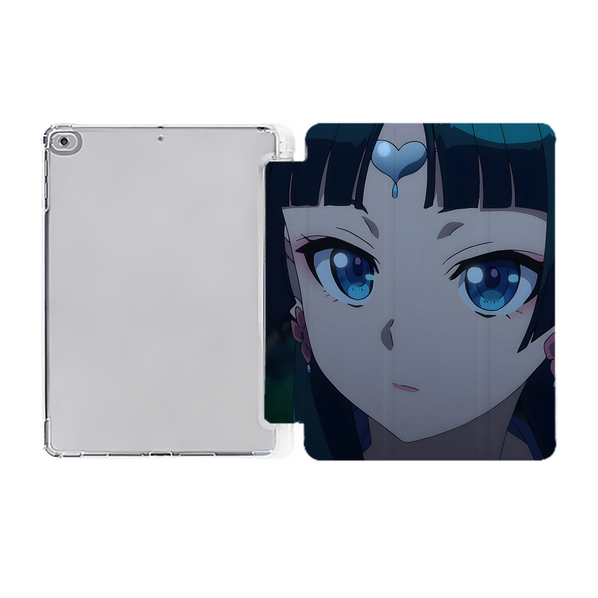 （画像用） 薬屋のひとりごと The Apothecary Diaries IPad ケース ペン収納付き 三つ折りスタンド PUレザー×シリコン 対応機種9.5/10.5/10.9インチ